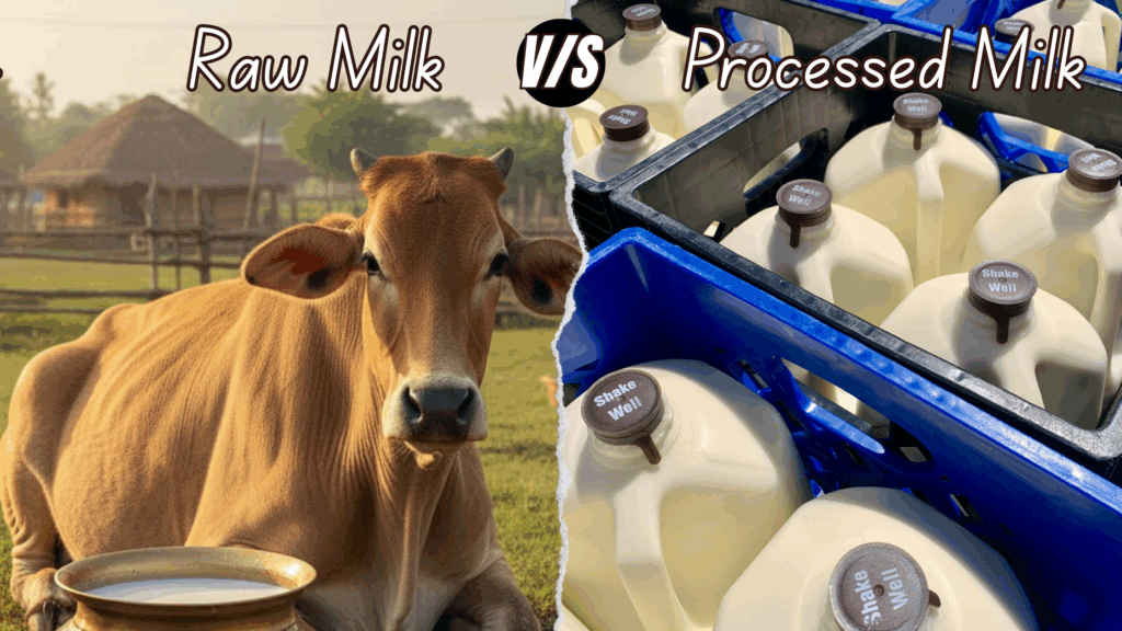Raw Milk vs. Processed Milk